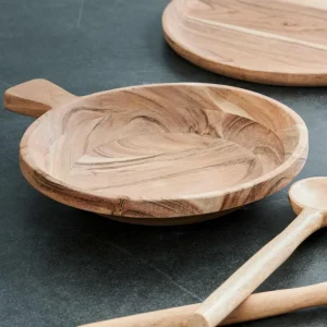 CASA ACACIA CHIC Plato Hondo Con Asa Natural> Platos