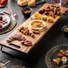 CASA ACACIA LUX Tabla Para Servir Negro, Natural> Fuentes Para Servir
