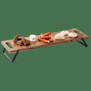 CASA ACACIA LUX Tabla Para Servir Negro, Natural> Fuentes Para Servir