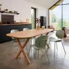 CASA ACACIA Mesa De Comedor Con Patas En X> Mesa De Comedor