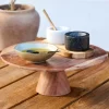 CASA ACACIA Soporte Para Pastel Natural> Fuentes Para Servir