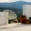 CASA ACAPULCO Silla Lounge Blanco> Sillas Lounge