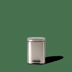 CASA ADELE Cubo Con Pedal 5L Plateado> Cubos De Basura | Papeleras