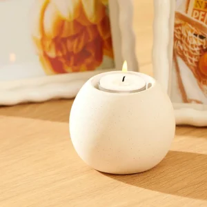 CASA ALBA Soporte Para Vela Pequeña Blanco> Soprortes Para Velitas