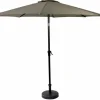 CASA ALU & PISA Parasol Set Taupe> Parasoles
