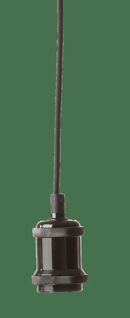 CASA ALU Lámpara Colgante Negro, Metal> Lámparas Colgantes