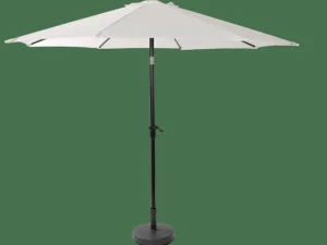 CASA ALU Parasol Sin Pie Blanco> Parasoles