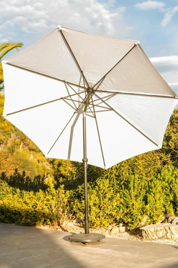 CASA ALU Parasol Sin Pie Blanco> Parasoles