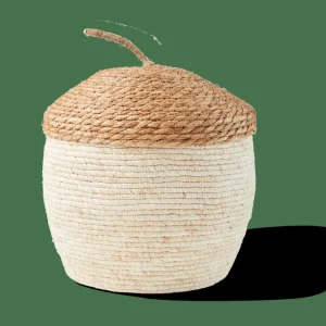 CASA ALVIN Cesta De Almacenaje Con Tapa Marrón, Natural> Cestas De Almacenaje | Otoño