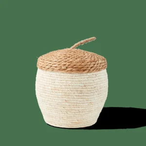 CASA ALVIN Cesta De Almacenaje Con Tapa Marrón, Natural> Cestas De Almacenaje | Otoño
