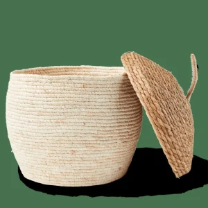 CASA ALVIN Cesta De Almacenaje Con Tapa Marrón, Natural> Cestas De Almacenaje | Otoño