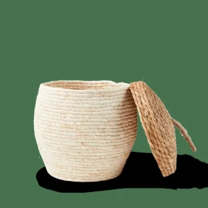 CASA ALVIN Cesta De Almacenaje Con Tapa Marrón, Natural> Cestas De Almacenaje | Otoño