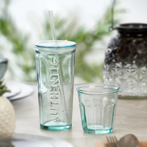 CASA AUTHENTIC Vaso Con Pajita Transparente> Vasos Con Pajita