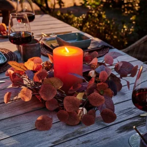 CASA AUTUMN Corona De Hojas Marrón> Decoracion Colgante | Otoño
