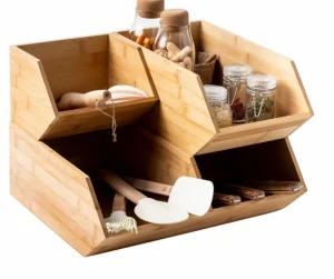 CASA BAMBOO Caja Para Pañuelos Natural> Accesorios De Tocador | Cestas De Cajonera