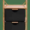 CASA BAMBOO Cajonera 2 Cajones Negro, Natural> Cajoneras