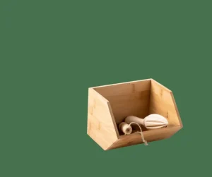 CASA BAMBOO Organizador Apilable Natural> Latas | Taperes