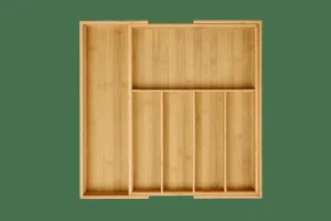 CASA BAMBOO Organizador Cajón Extensible Natural> Cestas De Cajonera