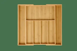 CASA BAMBOO Organizador Cajón Extensible Natural> Cestas De Cajonera