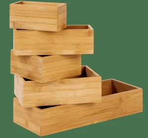 CASA BAMBOO Organizador Para Cajón Natural> Cestas De Cajonera