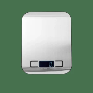 CASA BASIC Balanza Cocina Digital Metal, Plateado> Instrumentos De Cocina
