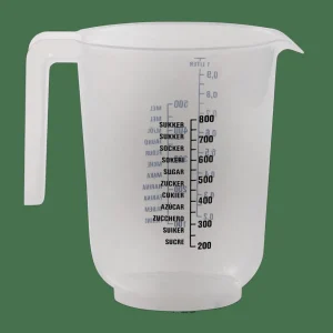 CASA BASIC Vaso Graduado 1L Transparente> Instrumentos De Cocina