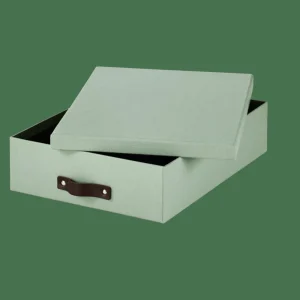 CASA BIGSO Caja De Cartón Menta> Cajas De Almacenamiento