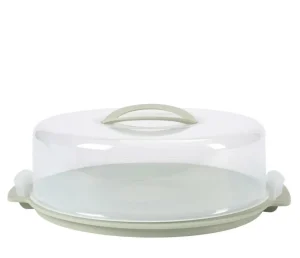 CASA BIOLINE Bandeja Con Tapa Para Tartas Menta> Taperes | Instrumentos De Cocina