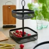 CASA BLACK LUNAR Cesta Cuadrada De 2 Piezas Negro> Accesorios De Cocina