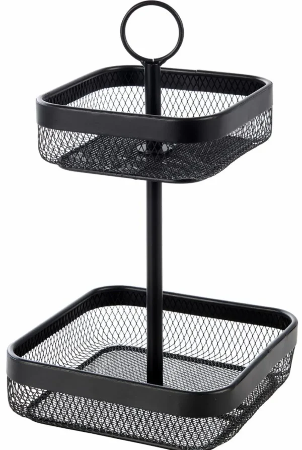 CASA BLACK LUNAR Cesta Ovalada De 2 Piezas Negro> Accesorios De Cocina