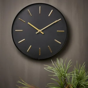 CASA BLACK Reloj De Pared Negro> Campanas