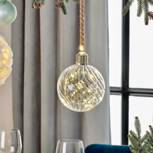 CASA BLOXEM Bola Decorativa Con 20 Leds Transparente> Lámparas Led