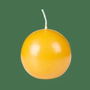 CASA BOLA Vela Esférica Amarillo> Velas
