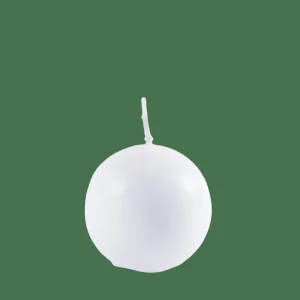 CASA BOLA Vela Esférica Blanco> Velas