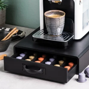 CASA CAFE Cajón Capsulas Cafe Negro> Accesorios De Café