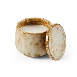CASA CERAMIC Vela En Tarro Beis> Velas
