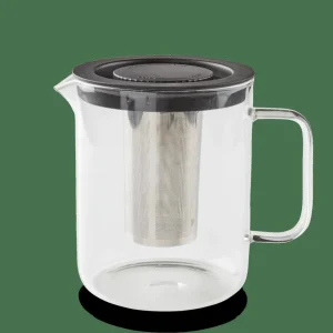 CASA CHAI Tetera 1,5 L Negro, Transparente> Accesorios De Té