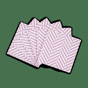 CASA CHEVRON 20 Servilletas Morado> Servilletas