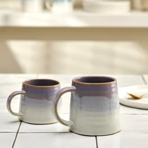 CASA CORA Taza Verde, Morado> Tacitas