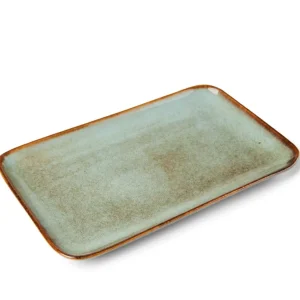 CASA COZY GREEN Plato Verde> Platos