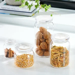 CASA CRYSTAL Tarro De Cocina Con Tapa Transparente> Tarros