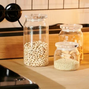 CASA CRYSTAL Tarro De Cocina Con Tapa Transparente> Tarros