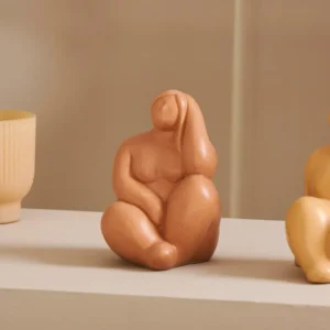 CASA DIVA Deco Cerámica Marrón> Figuras Decorativas