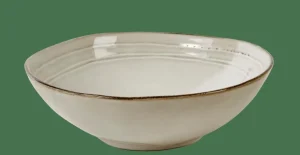 CASA EARTH MARL Plato Hondo Crema> Platos