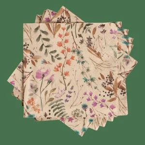 CASA ECO DRIED FLOWER Paquete De 20 Servilletas Multicolor> Servilletas