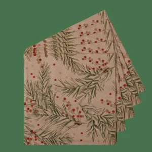 CASA ECO HOLLY Paquete De 20 Servilletas Multicolor> Servilletas