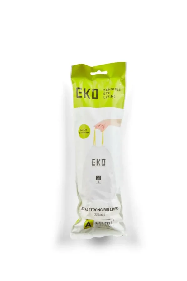 CASA EKO Bolsas Basura 3-6L Blanco> Cubos De Basura