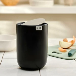 CASA EKO Mini Cubo De Basura 1,5L Negro> Cubos De Basura