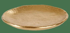 CASA ERBA Bandeja Para Velas Dorado> Fuentes Decorativas