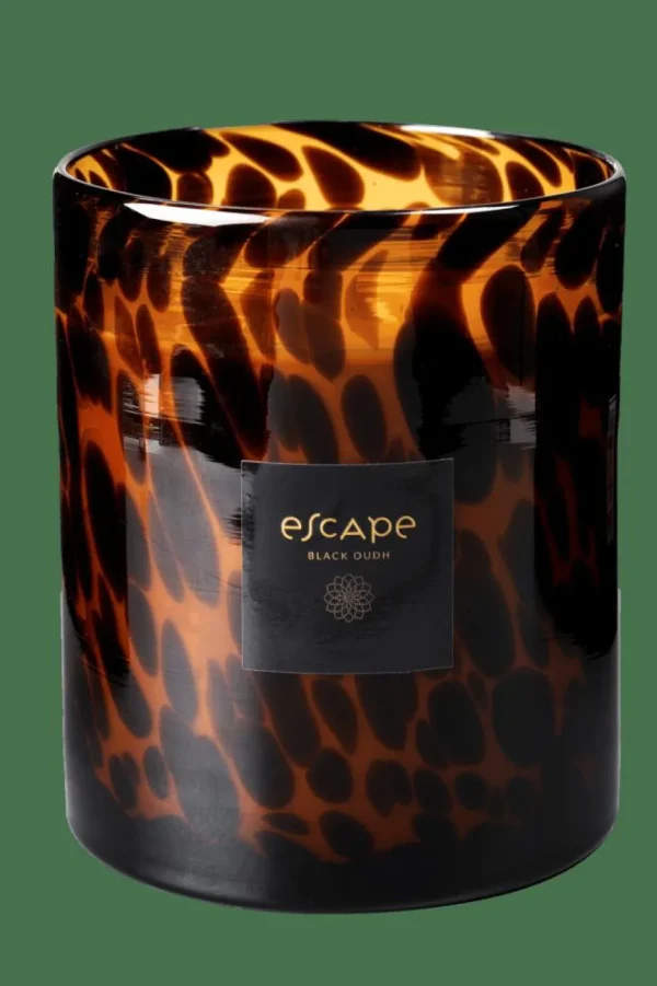 CASA ESCAPE BLACK OUDH Negro, Marrón, Ocre> Velas Perfumadas | Velas